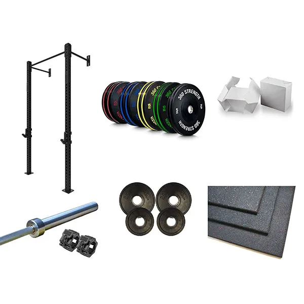 Compact Rig HG Bumpers PRO Barbell Flooring Package