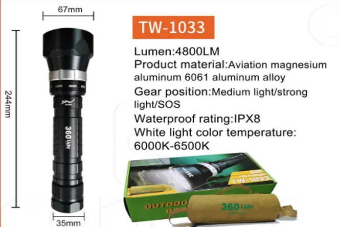 Conpex - D40 Diving Light (4800 Lumen | 100 Meter)