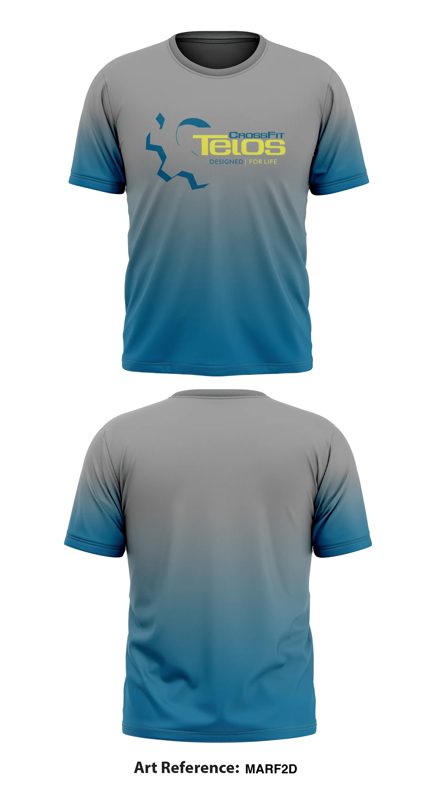 CrossFit Telos Store 1 Core Men's SS Performance Tee - mArf2D