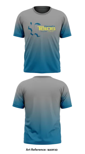 CrossFit Telos Store 1 Core Men's SS Performance Tee - mArf2D