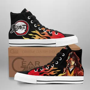 Demon Slayer Shoes Yoriichi Tsugikuni High Top Shoes NTT090