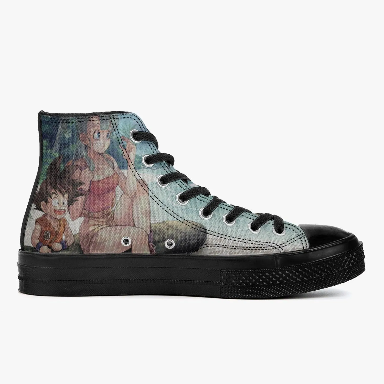Dragonball Z Bulma and Goku A-Star High Anime Shoes