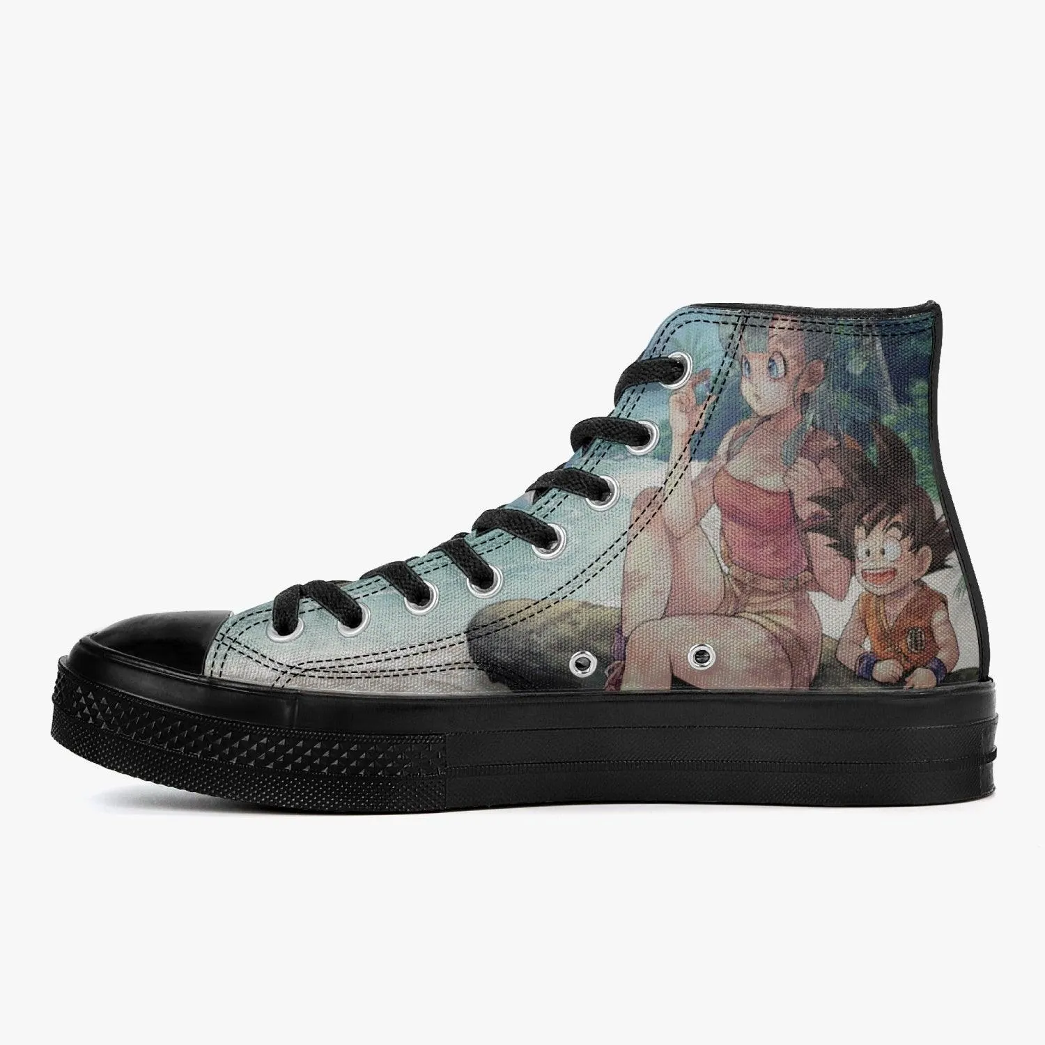 Dragonball Z Bulma and Goku A-Star High Anime Shoes