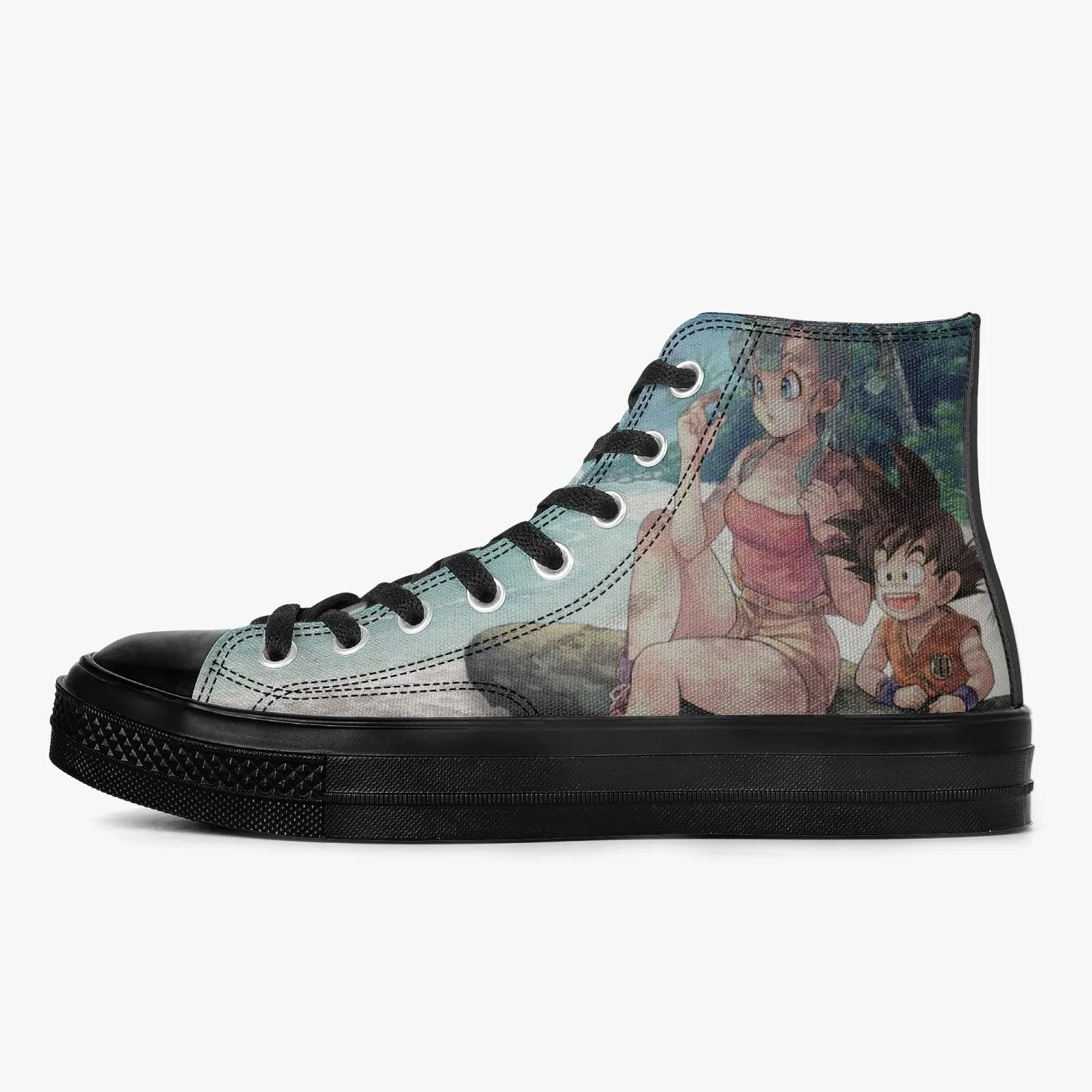 Dragonball Z Bulma and Goku A-Star High Anime Shoes