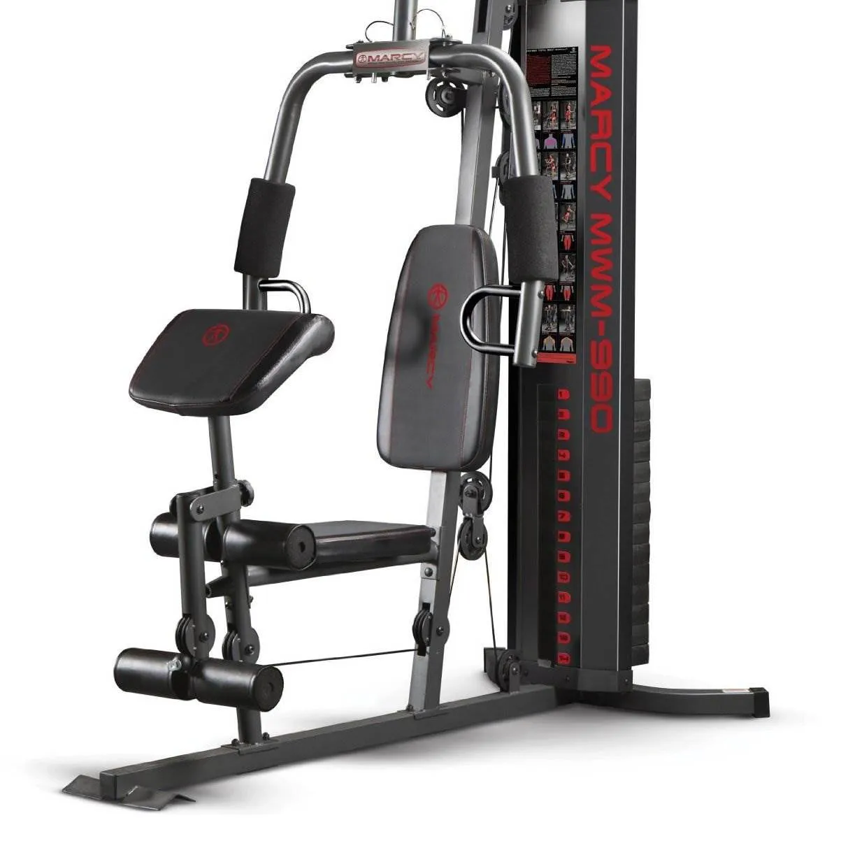 Dual-Functioning Full Body 150lb Stack Home Gym Workout Machine