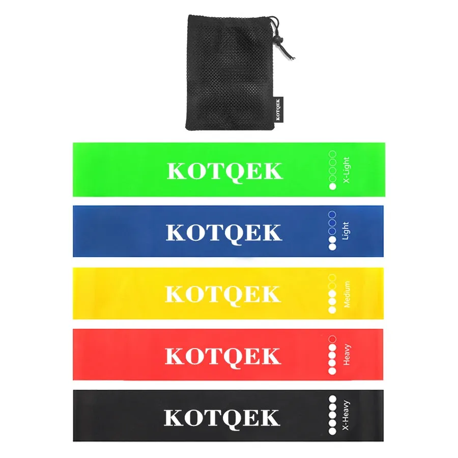 Elastic Resistance Bands Set - Home Workout Gym Equipment