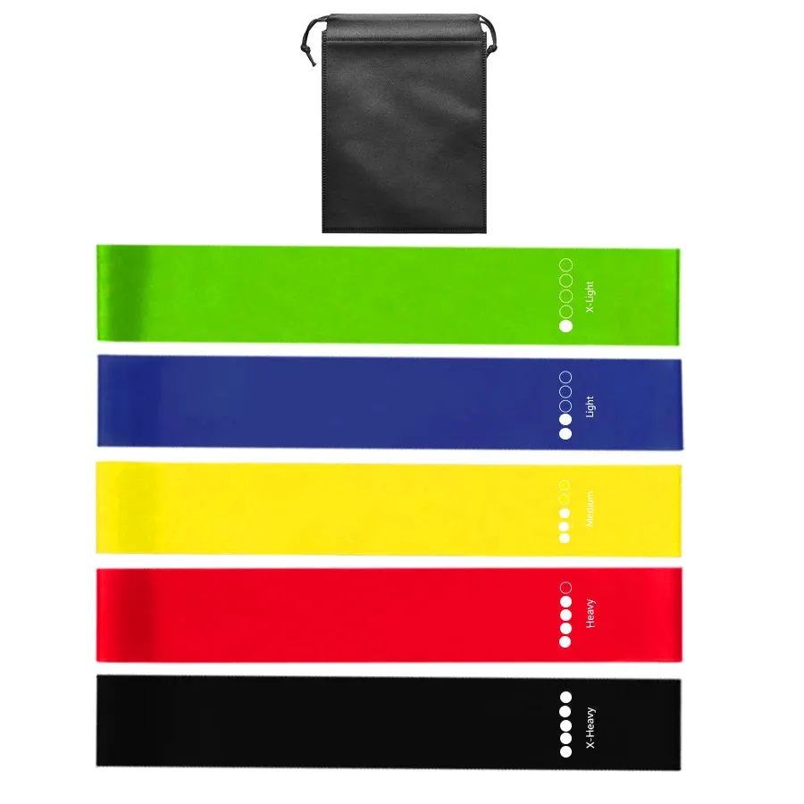 Elastic Resistance Bands Set - Home Workout Gym Equipment
