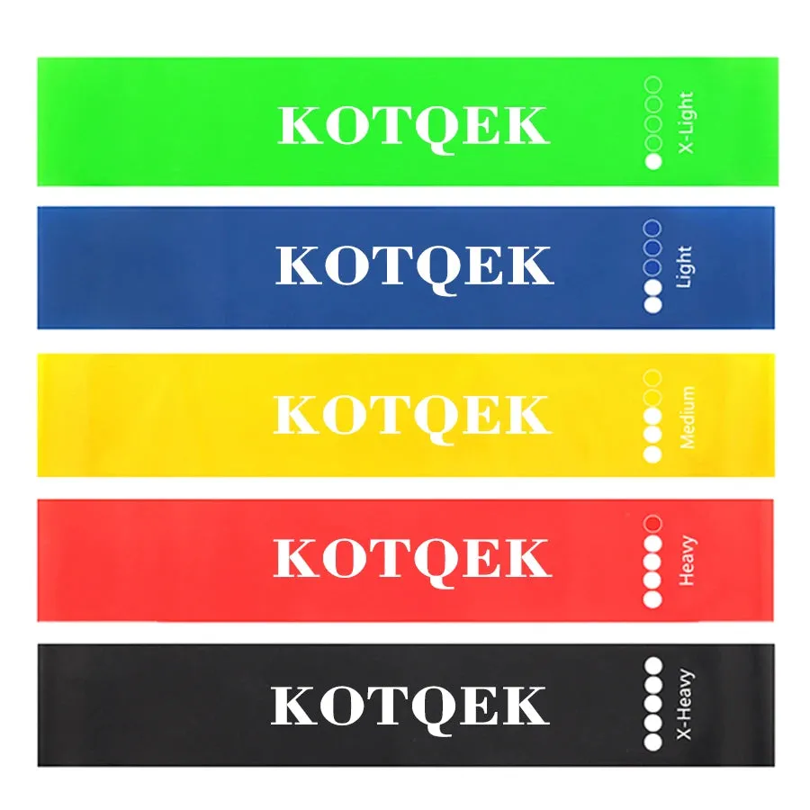 Elastic Resistance Bands Set - Home Workout Gym Equipment