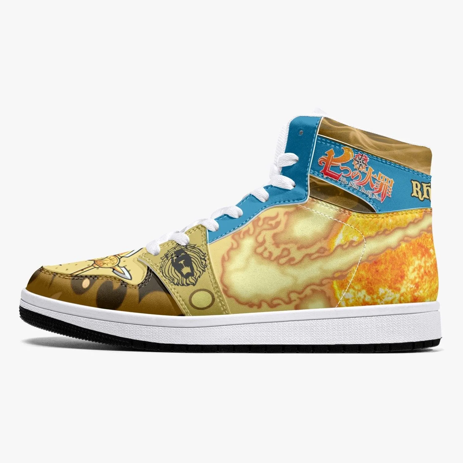 Escanor Rhitta Seven Deadly Sins Mid 1 Basketball Shoes
