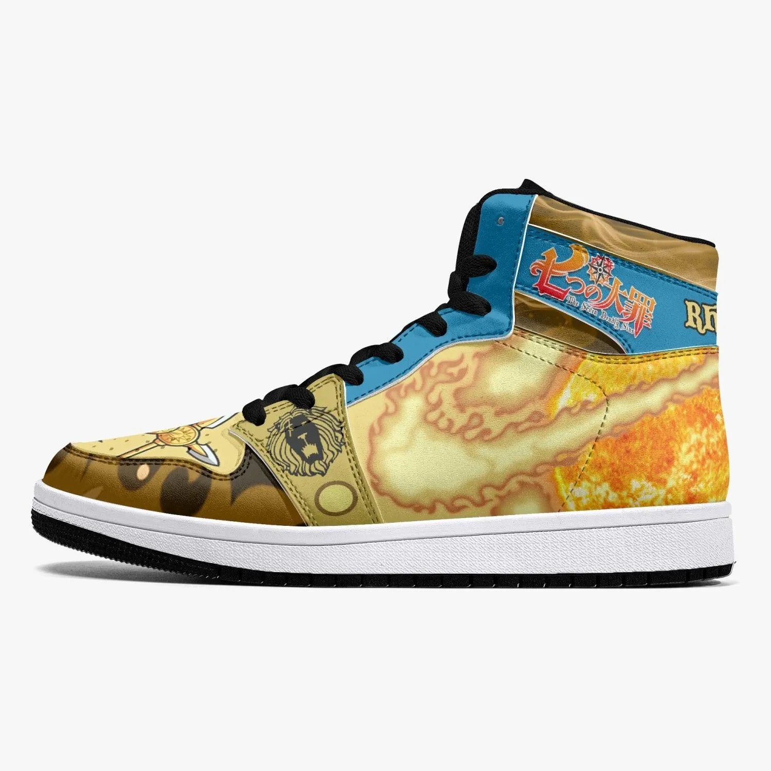 Escanor Rhitta Seven Deadly Sins Mid 1 Basketball Shoes