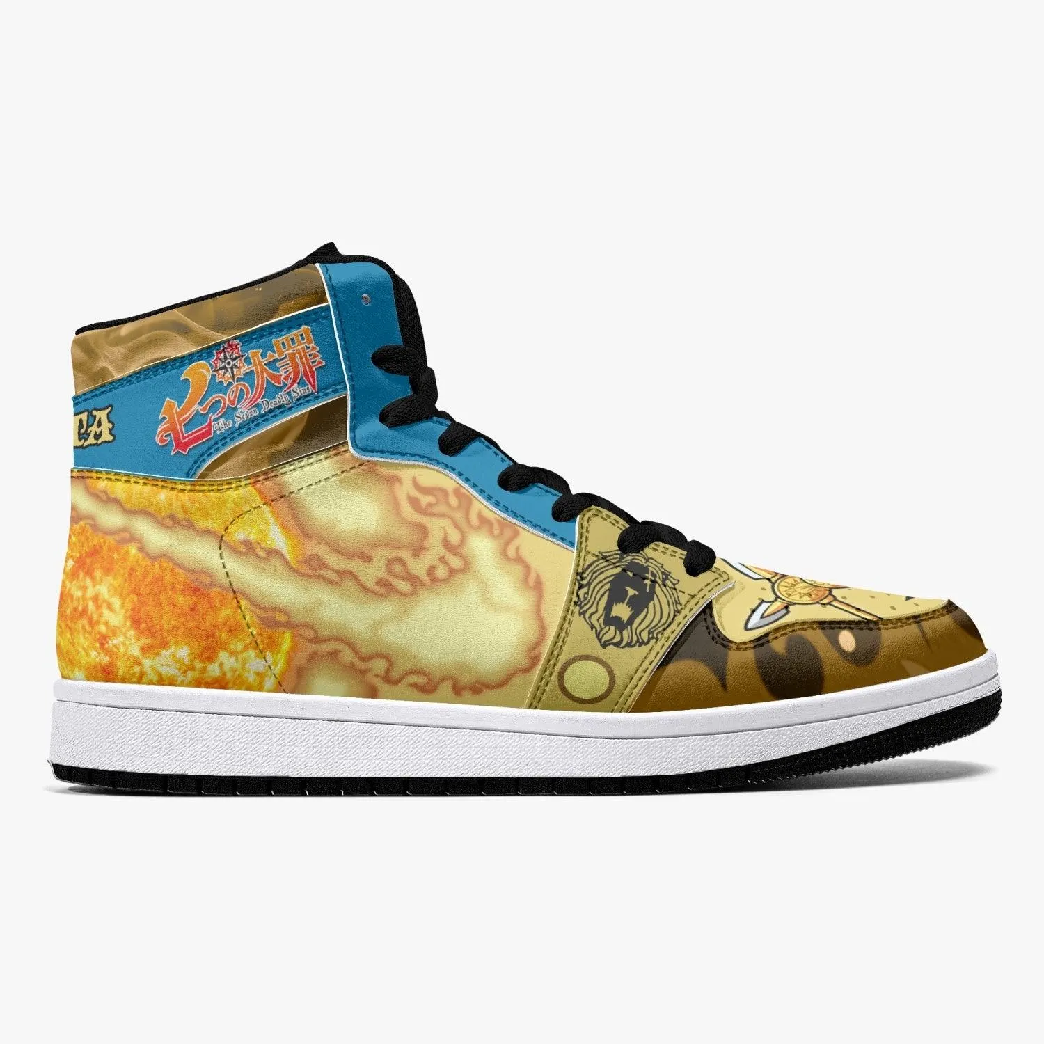 Escanor Rhitta Seven Deadly Sins Mid 1 Basketball Shoes