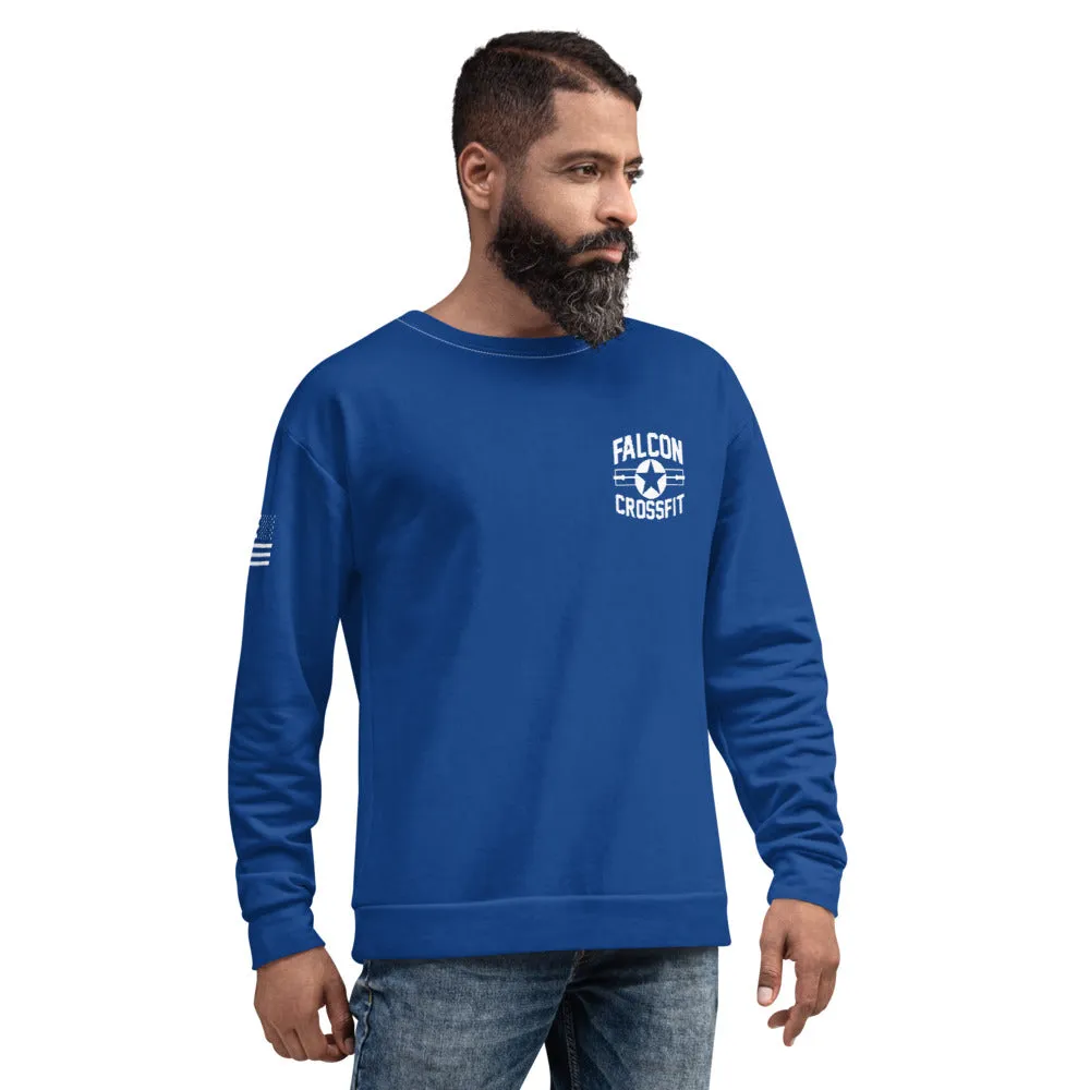 Falcon Crossfit Store 1 Premium Core Men's Crewneck Performance Sweatshirt - WueQ4Z