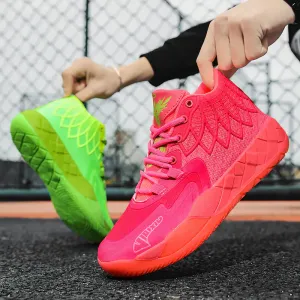 Fashionable High-Top Basketball Shoes with Cushioning