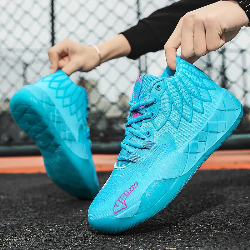 Fashionable High-Top Basketball Shoes with Cushioning
