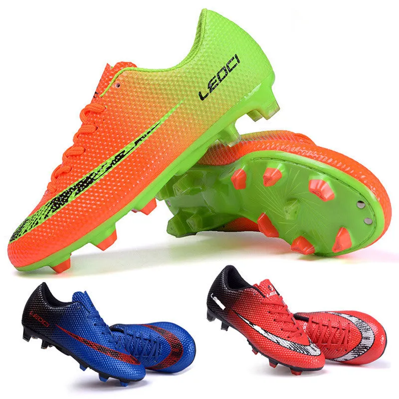 FG Football Boots Cleats soccer Shoes mens football cleats boot Chuteiras botas de futbol voetbalschoenen women Adult & Kids