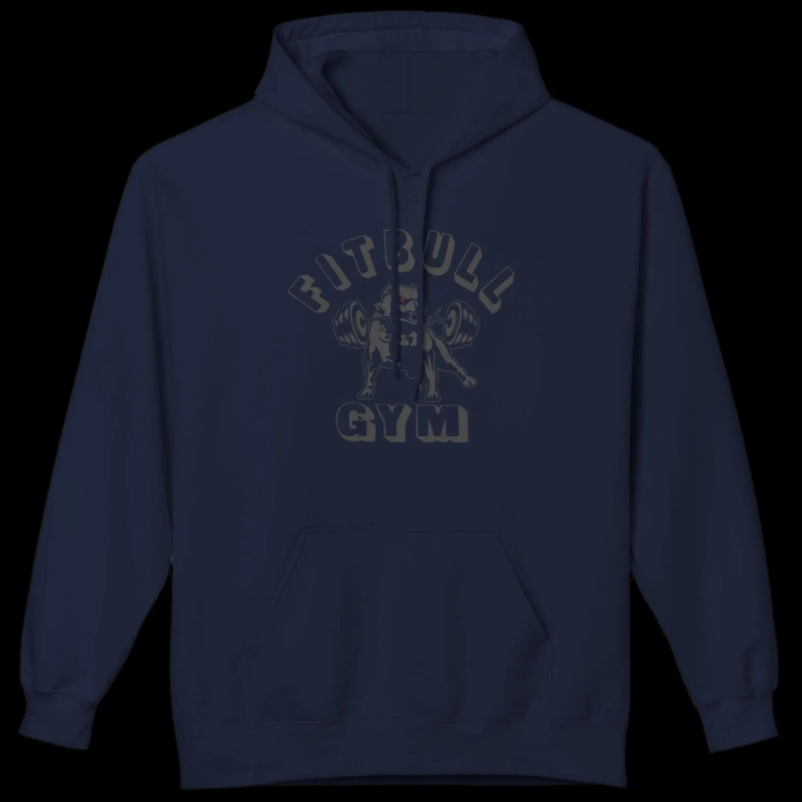 Fitbull Gym Unisex Hoodie - Sporty and Rebellious Fitness And Bodybuilding Workout Wear