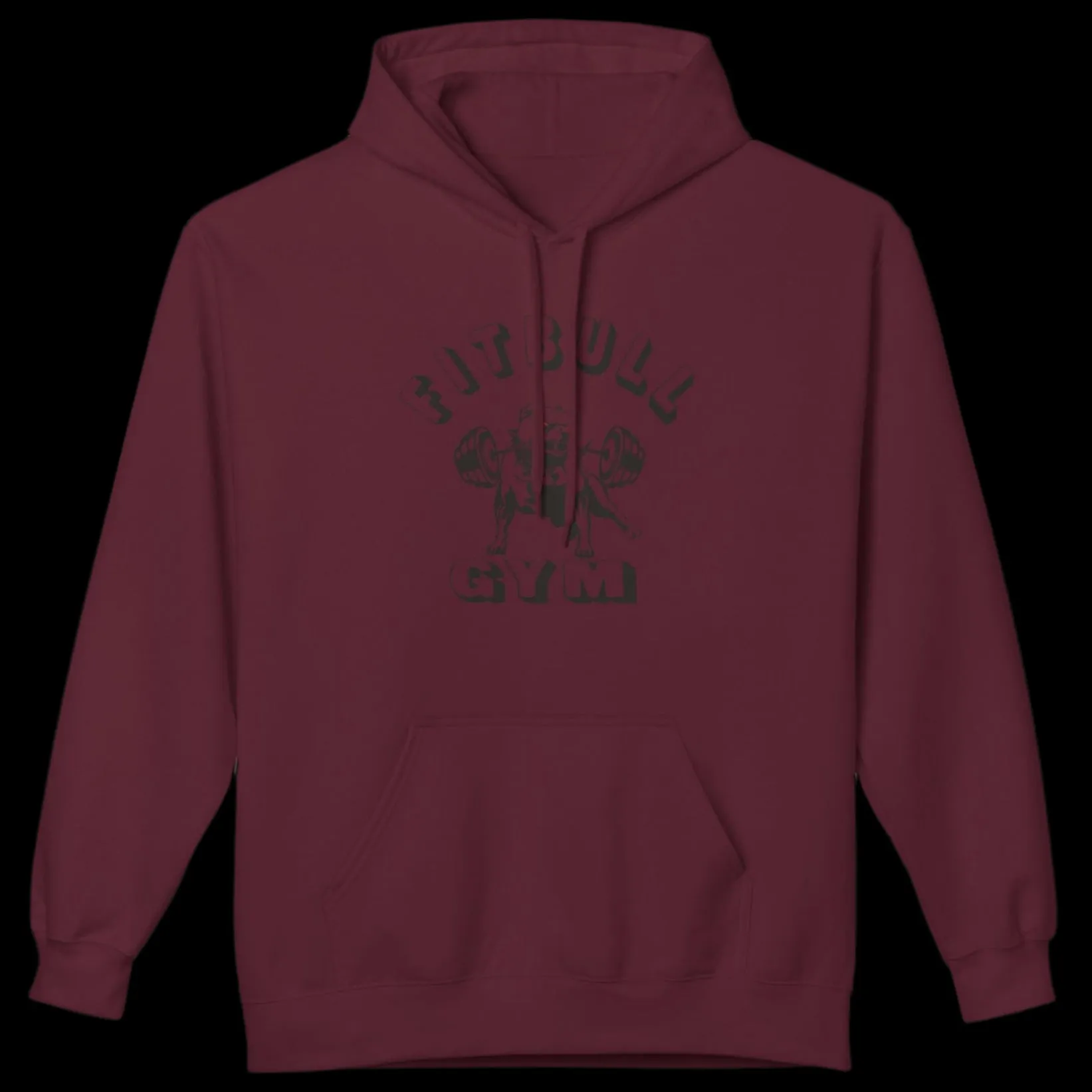 Fitbull Gym Unisex Hoodie - Sporty and Rebellious Fitness And Bodybuilding Workout Wear