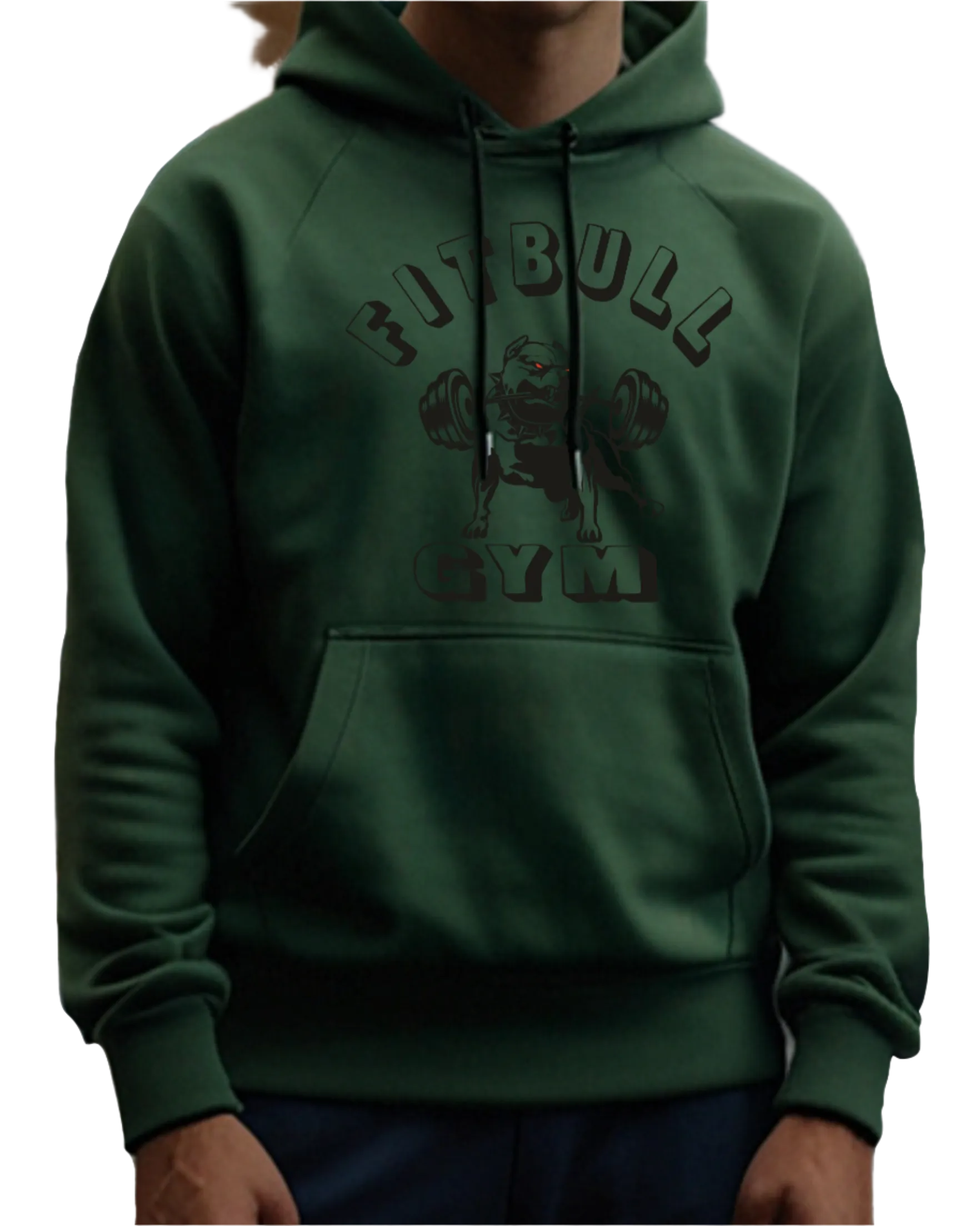 Fitbull Gym Unisex Hoodie - Sporty and Rebellious Fitness And Bodybuilding Workout Wear