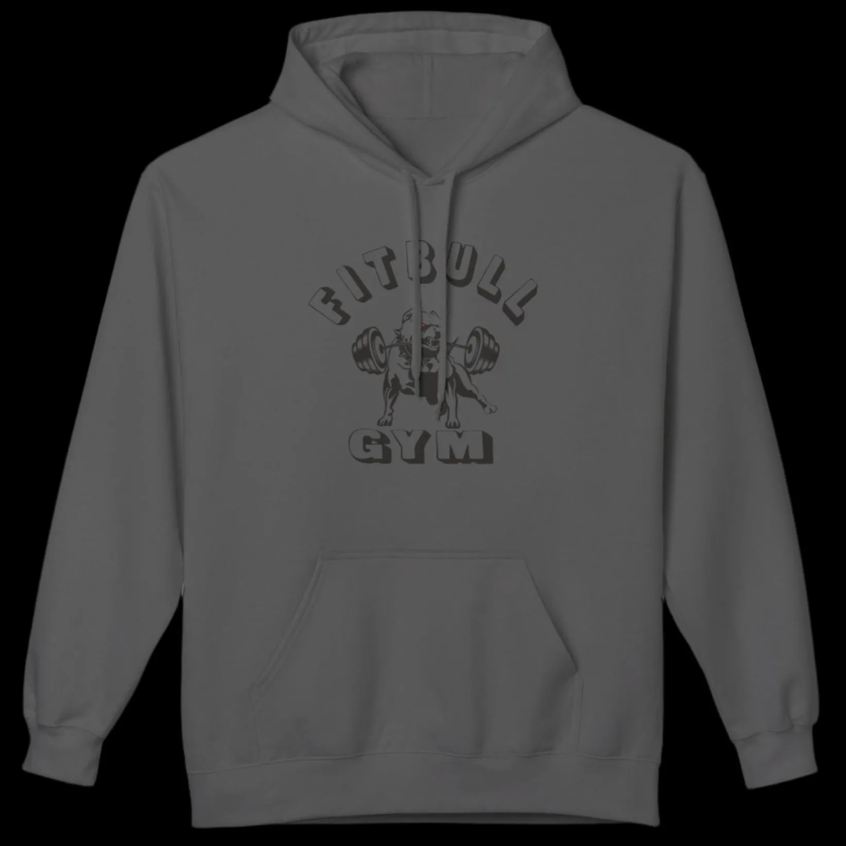 Fitbull Gym Unisex Hoodie - Sporty and Rebellious Fitness And Bodybuilding Workout Wear
