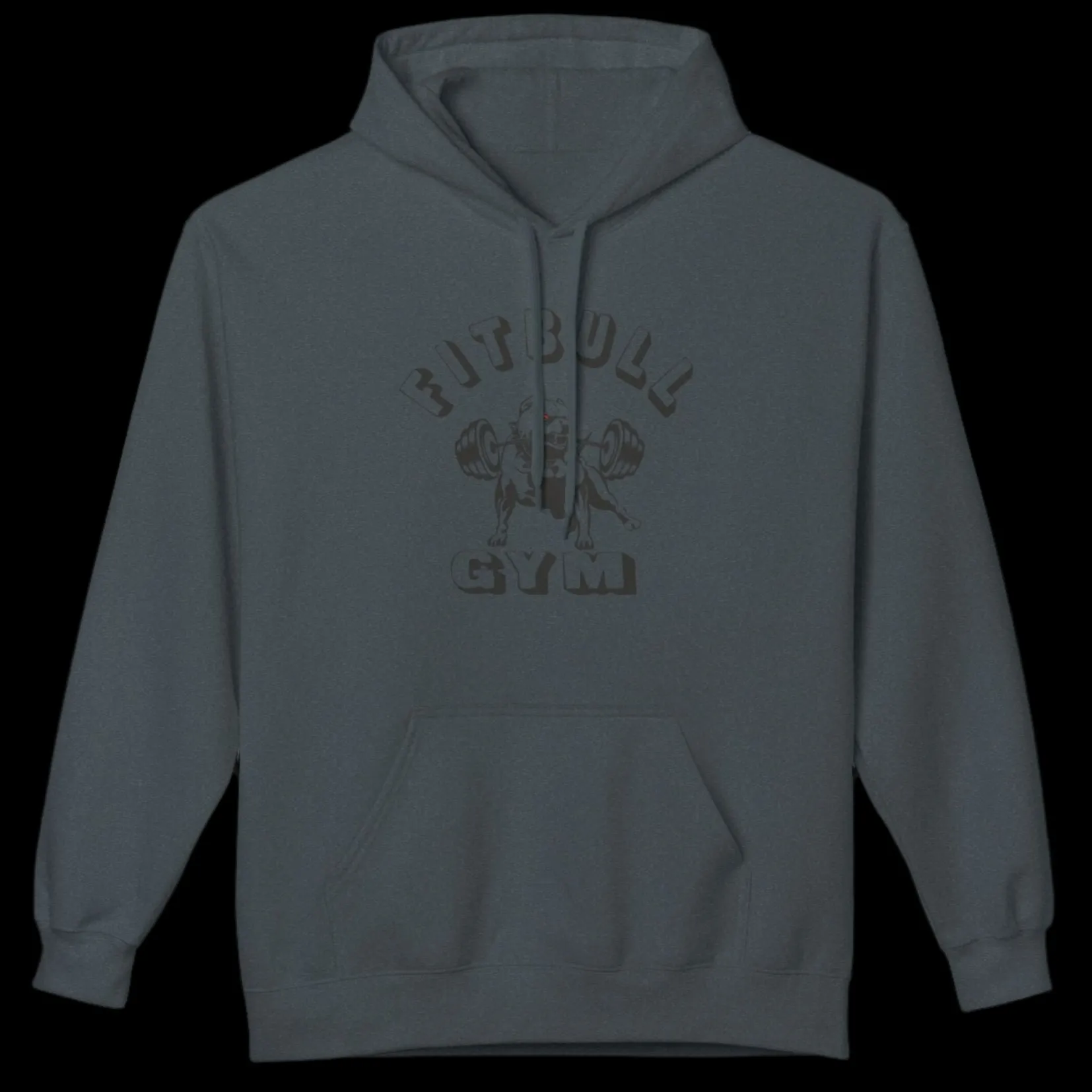 Fitbull Gym Unisex Hoodie - Sporty and Rebellious Fitness And Bodybuilding Workout Wear