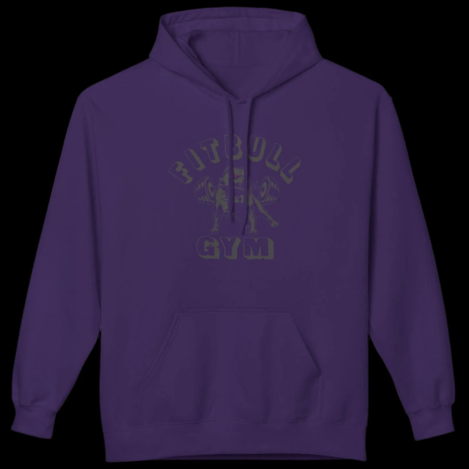 Fitbull Gym Unisex Hoodie - Sporty and Rebellious Fitness And Bodybuilding Workout Wear