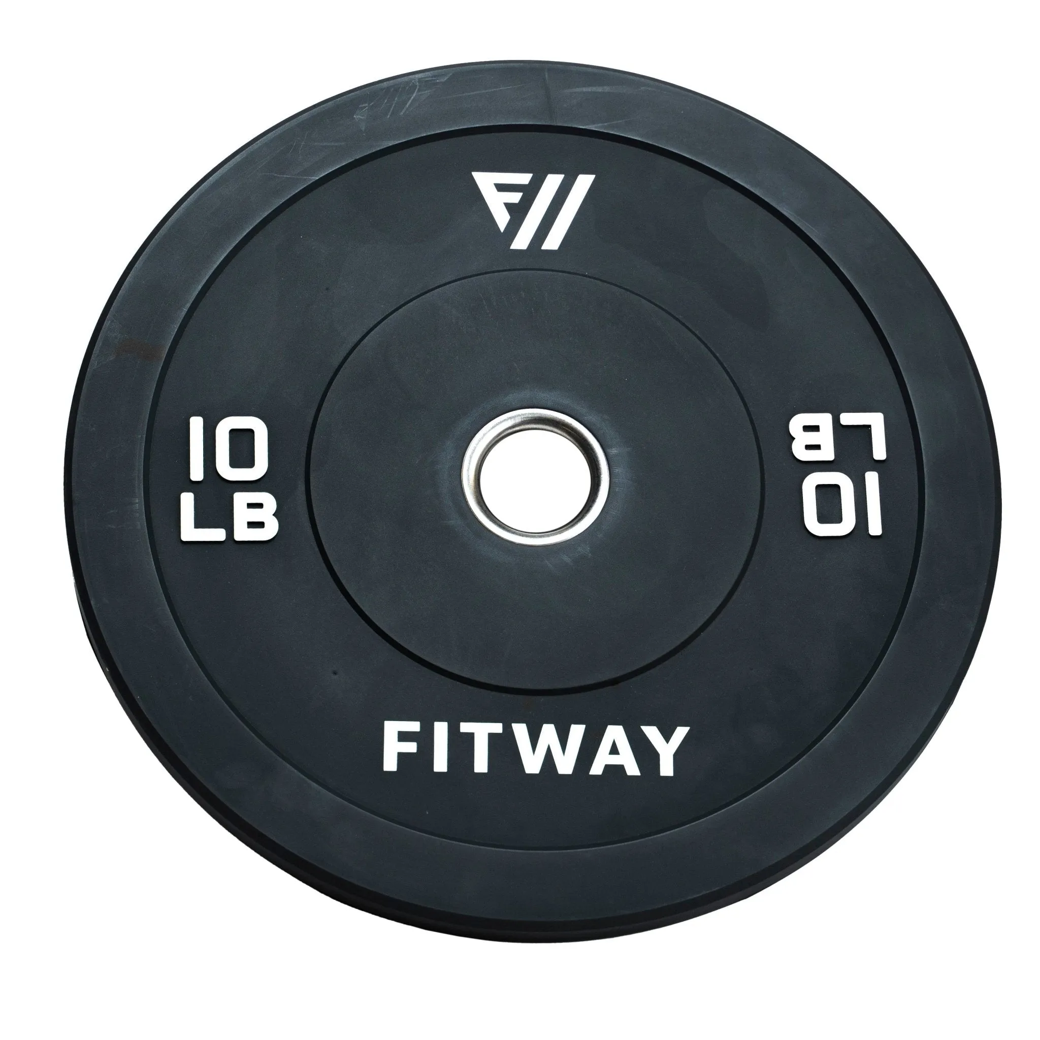 Fitway 10lb Olympic Rubber Bumper Plate