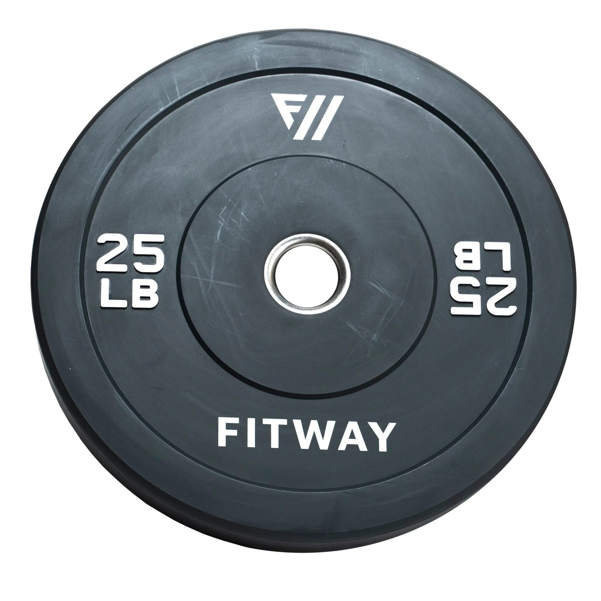 Fitway 25lb Olympic Rubber Bumper Plate
