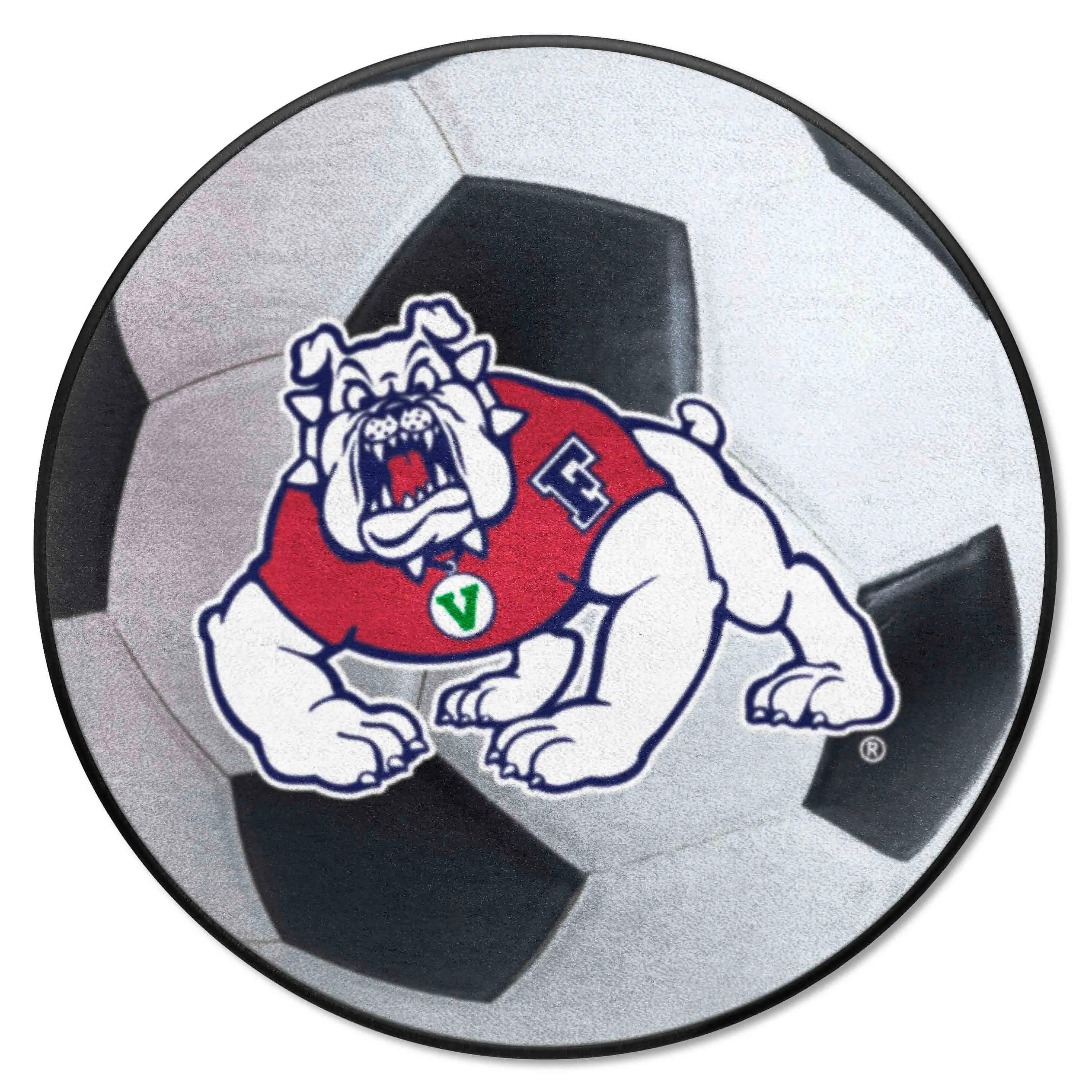 Fresno State Soccer Ball Mat