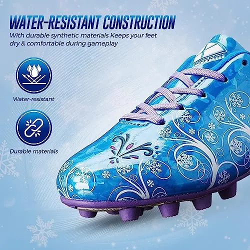 Frost Firm Ground Soccer Shoes - Blue/Purple