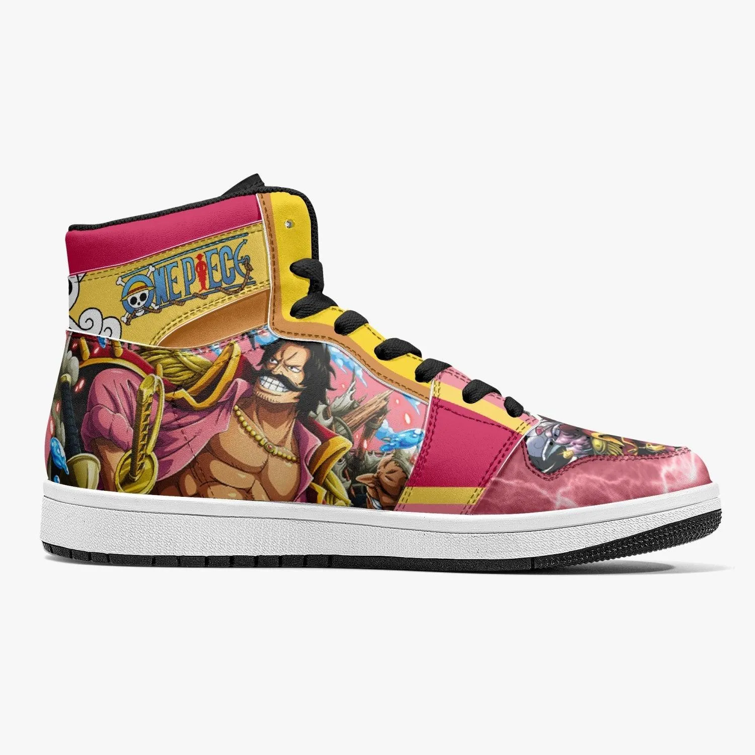 Gol D. Roger One Piece Mid 1 Basketball Shoes
