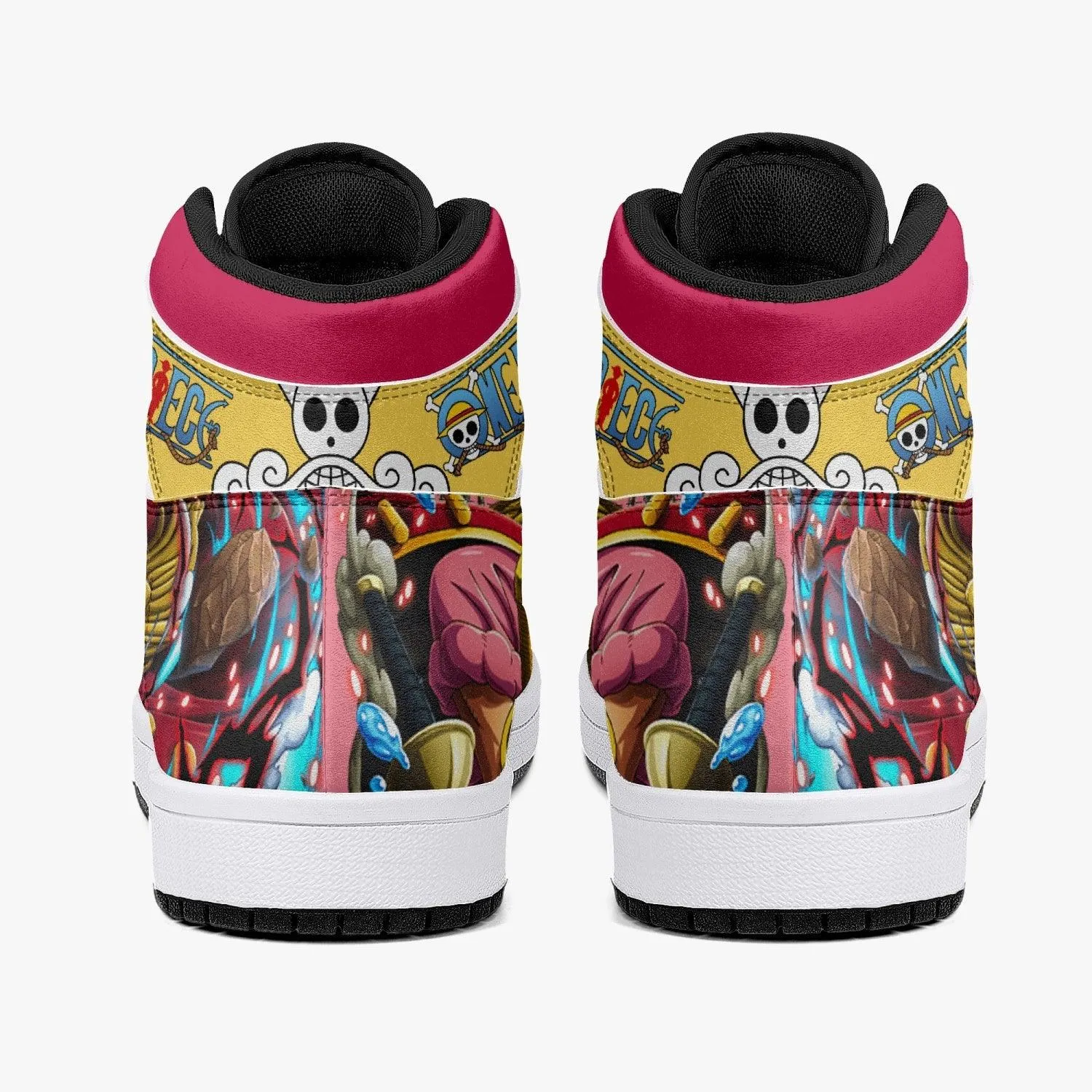 Gol D. Roger One Piece Mid 1 Basketball Shoes