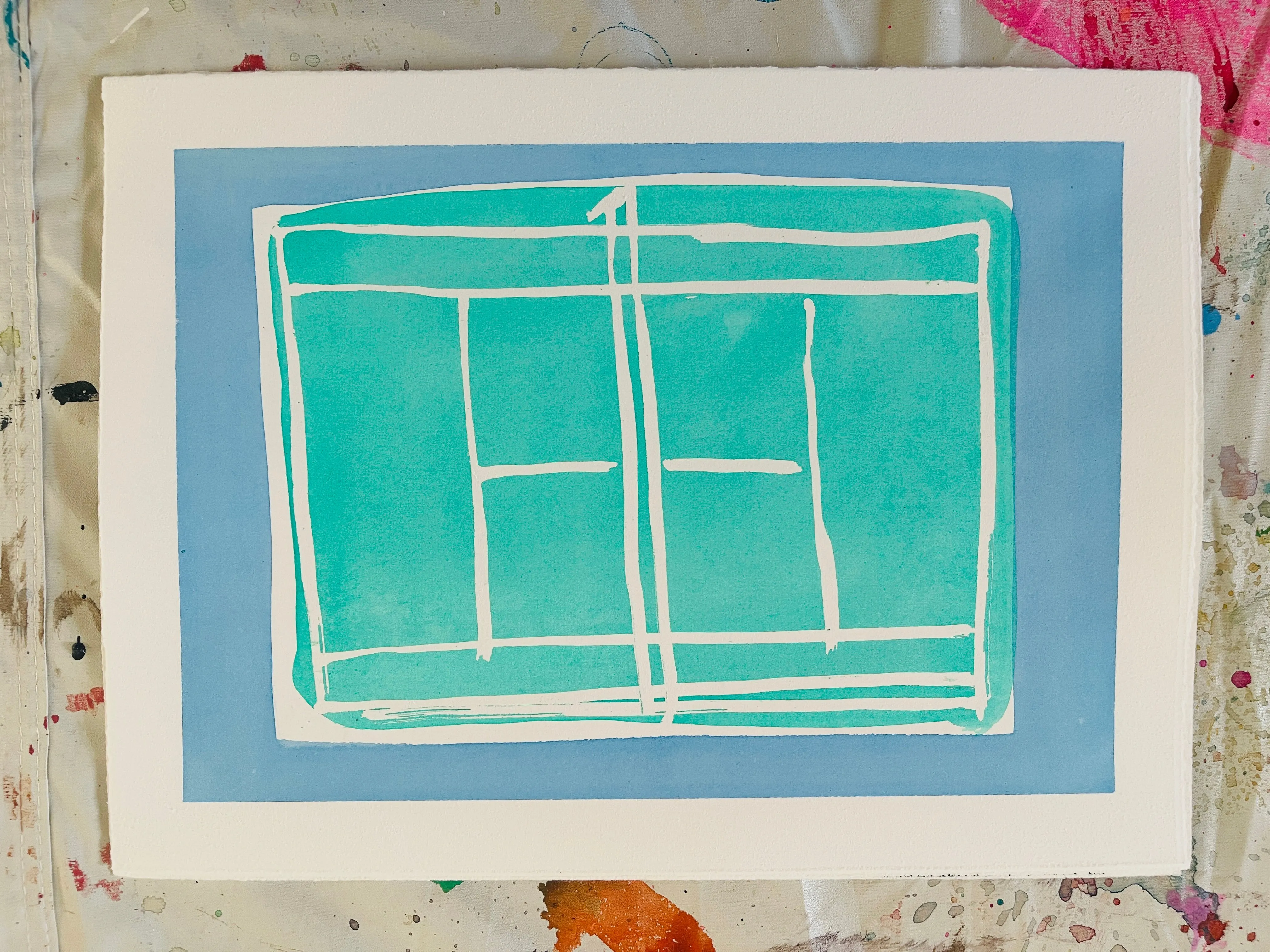 Green Court- 11 x 15