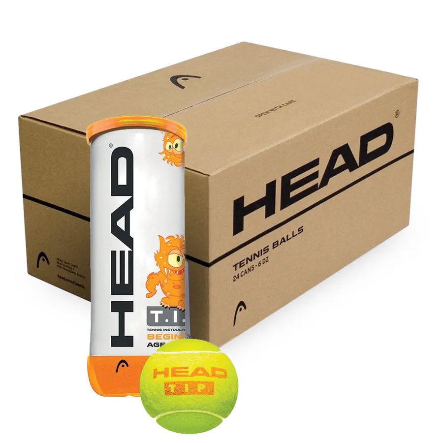 Head T.I.P Orange Tennis Balls (72 Balls) (Carton)