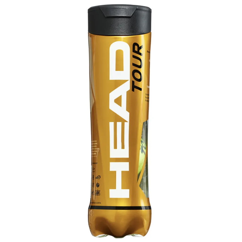 Head Tour Tennis Balls - Tube of 4 -DS