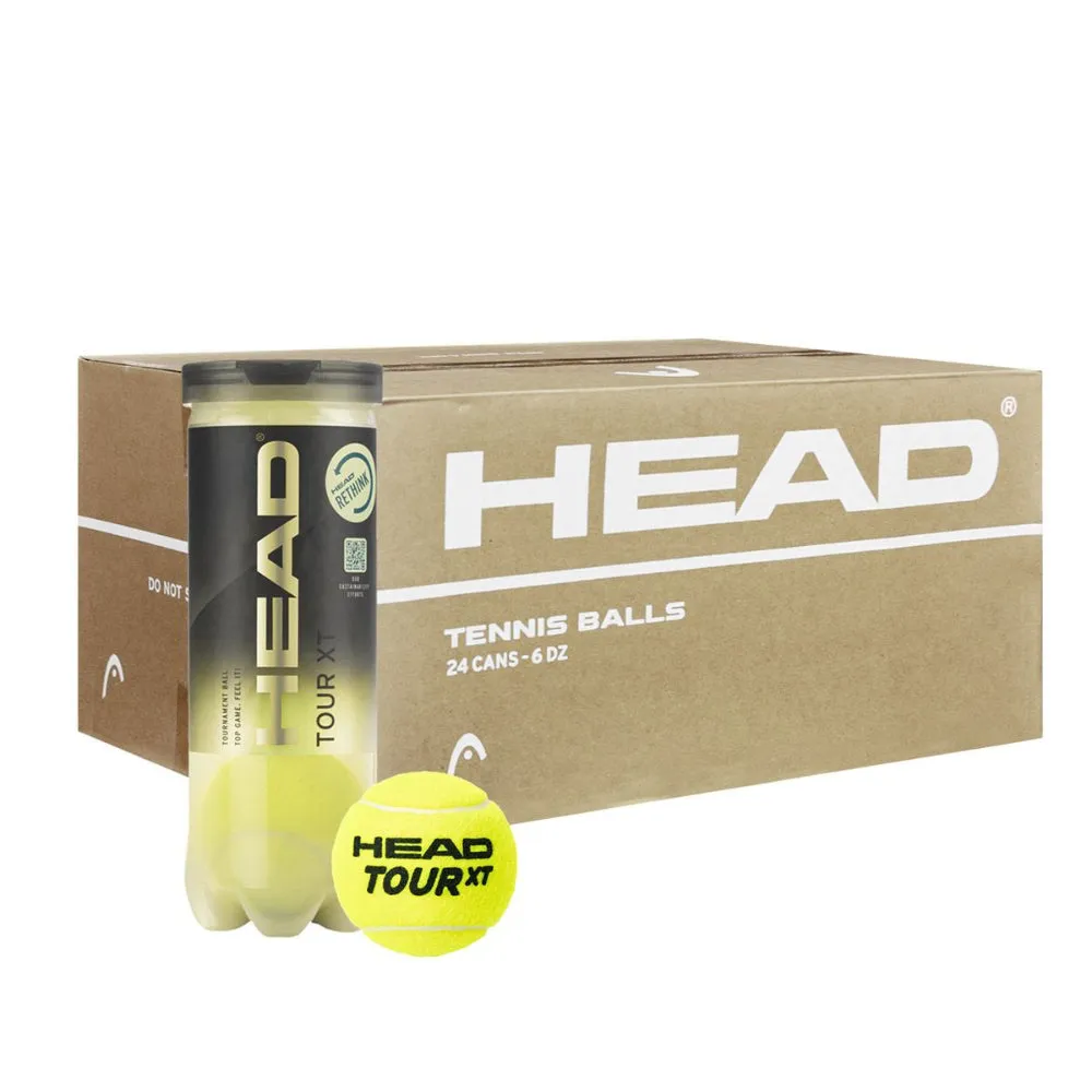 Head Tour XT 3 Tennis Balls (72 Balls) (Carton)