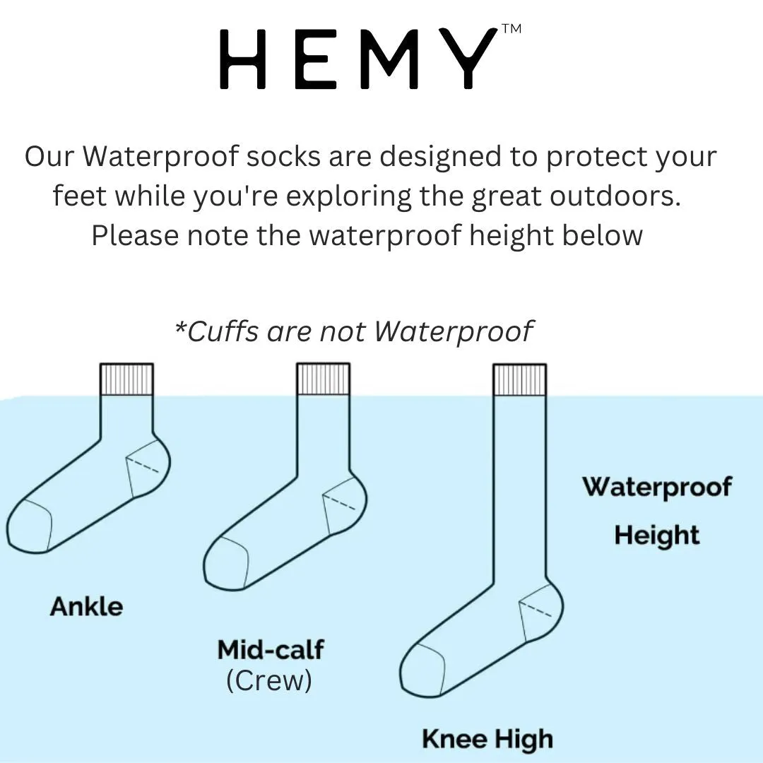 HEMY Knee-High Waterproof Socks