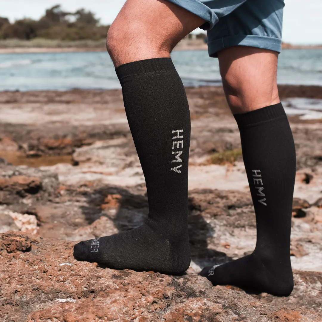 HEMY Knee-High Waterproof Socks