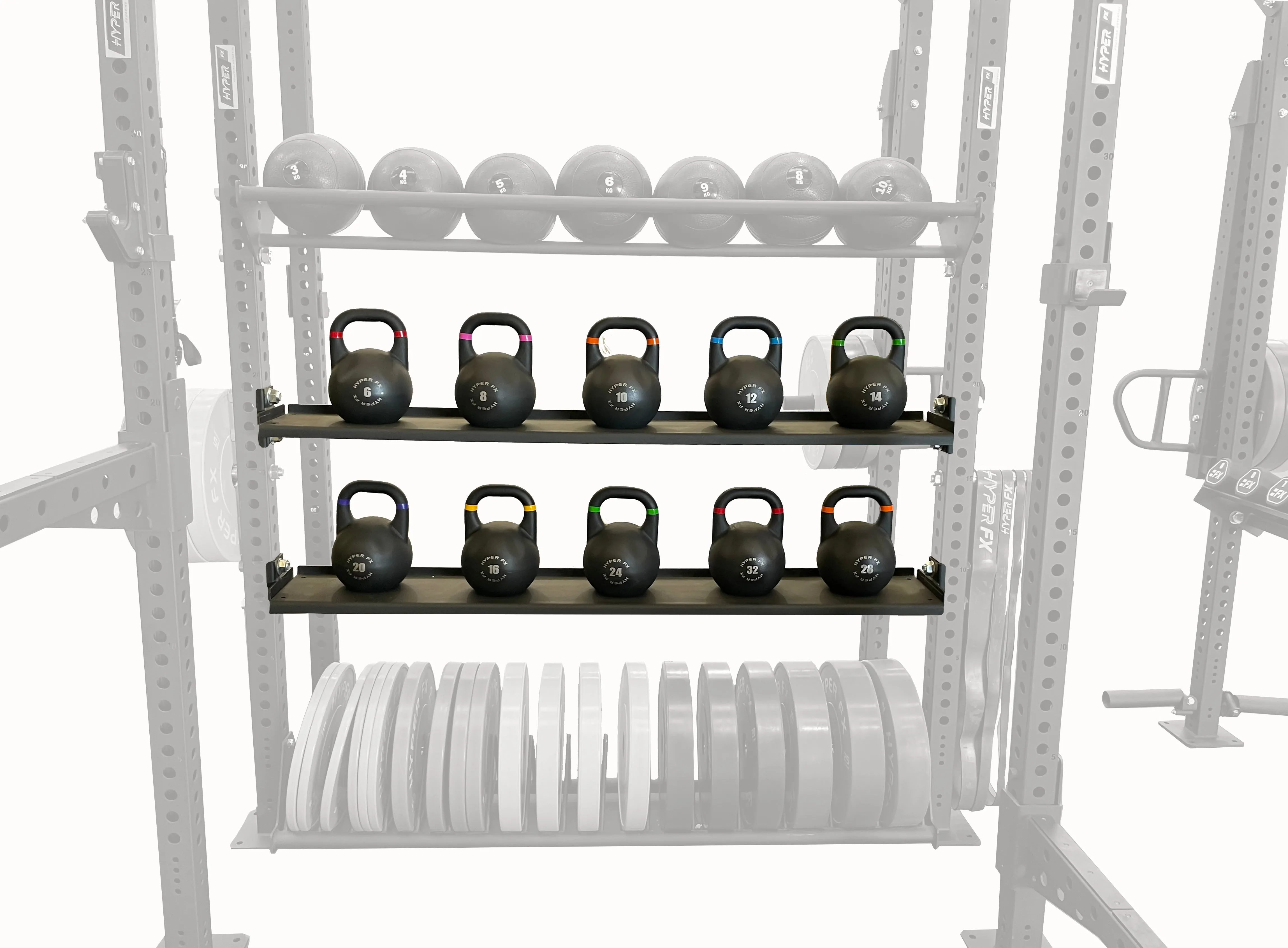 HyperFX Kettlebell Shelf 176cm