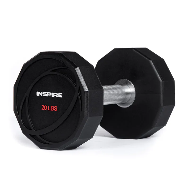 INSPIRE 10 LB URETHANE DUMBBELL