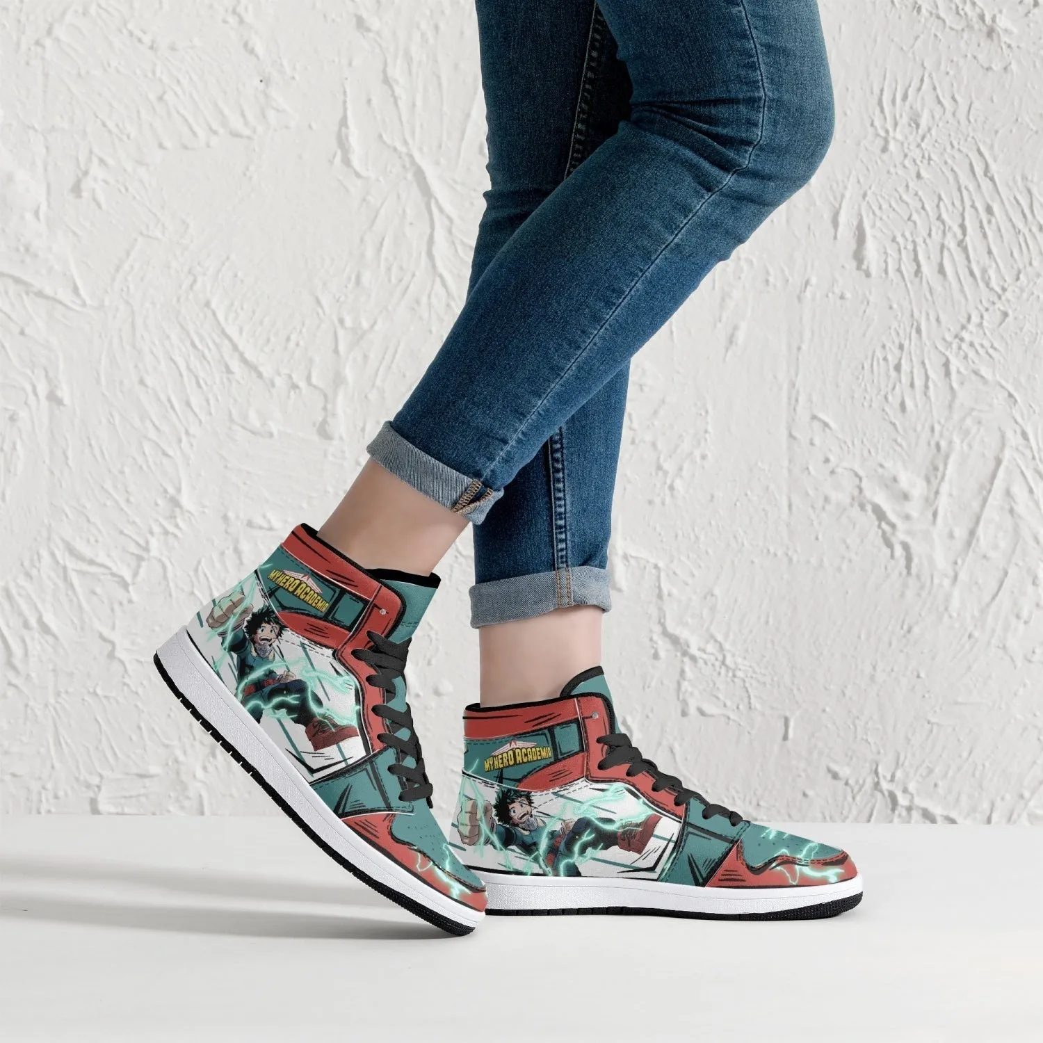 Izuku Midoriya - Deku My Hero Mid 1 Basketball Shoes