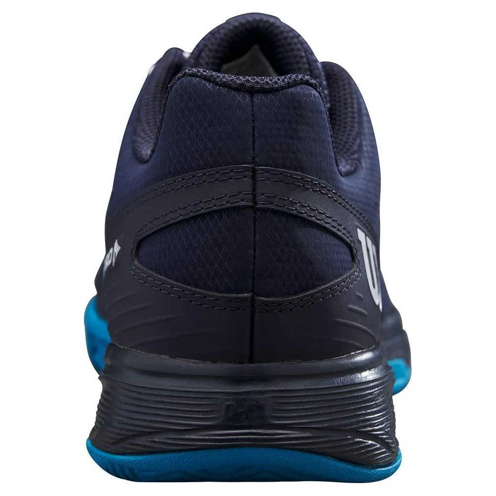 Juniors` Rush Pro Tennis Shoes Navy Blazer and White
