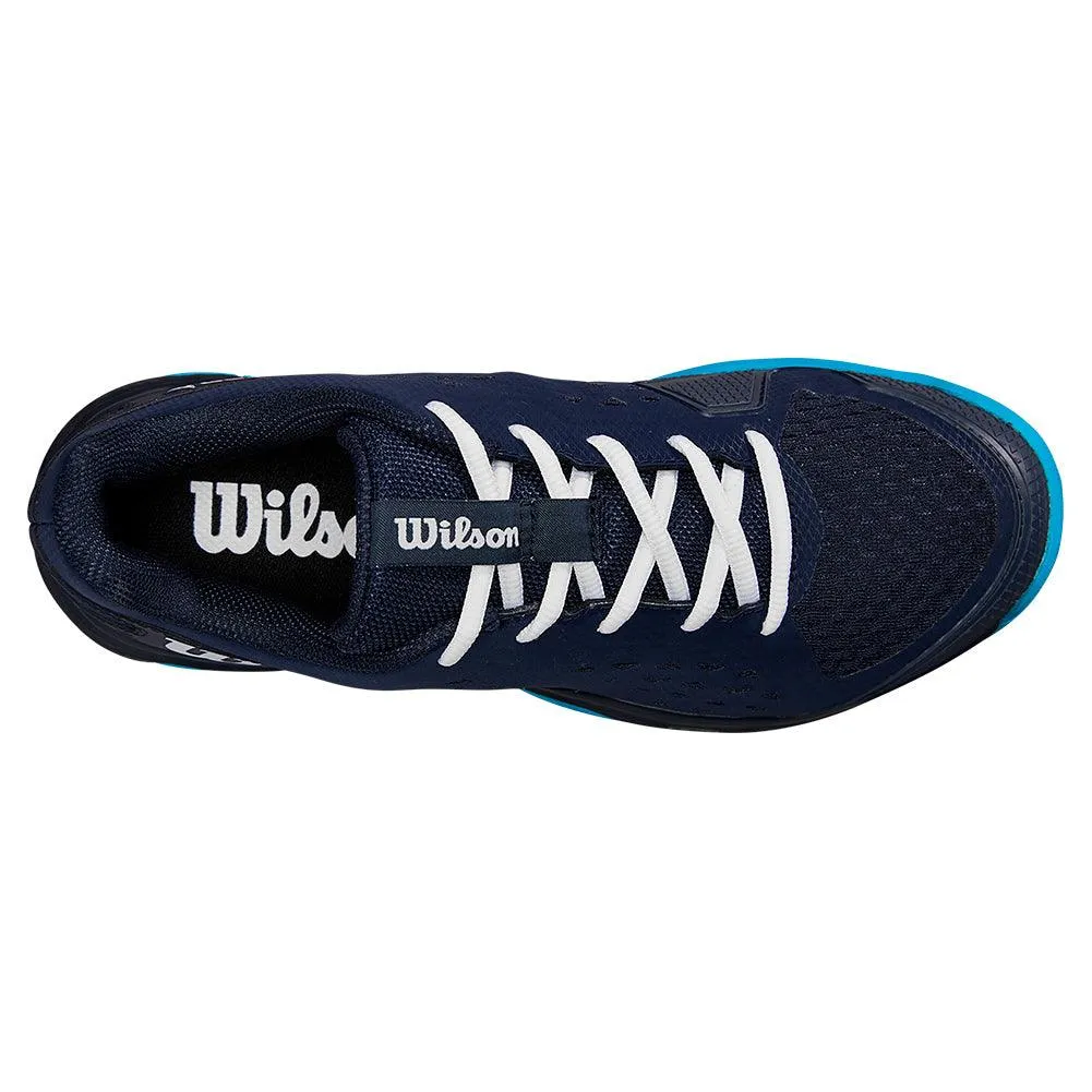 Juniors` Rush Pro Tennis Shoes Navy Blazer and White