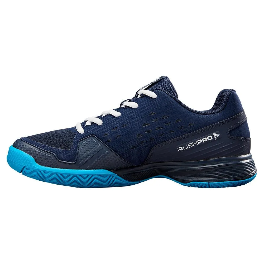 Juniors` Rush Pro Tennis Shoes Navy Blazer and White