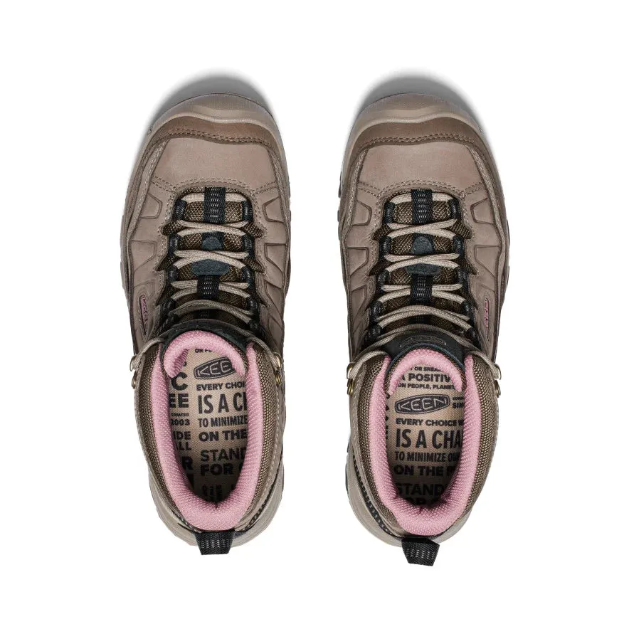 Keen Women's Targhee IV Waterproof Hiking Boot - Brindle/Nostalgia Rose