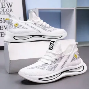 Korean Clearance Men's Shoes Trend Wild Casual Sports Running Shoes Lightweight Wear-resistant Fashion Youth Travel Shoes