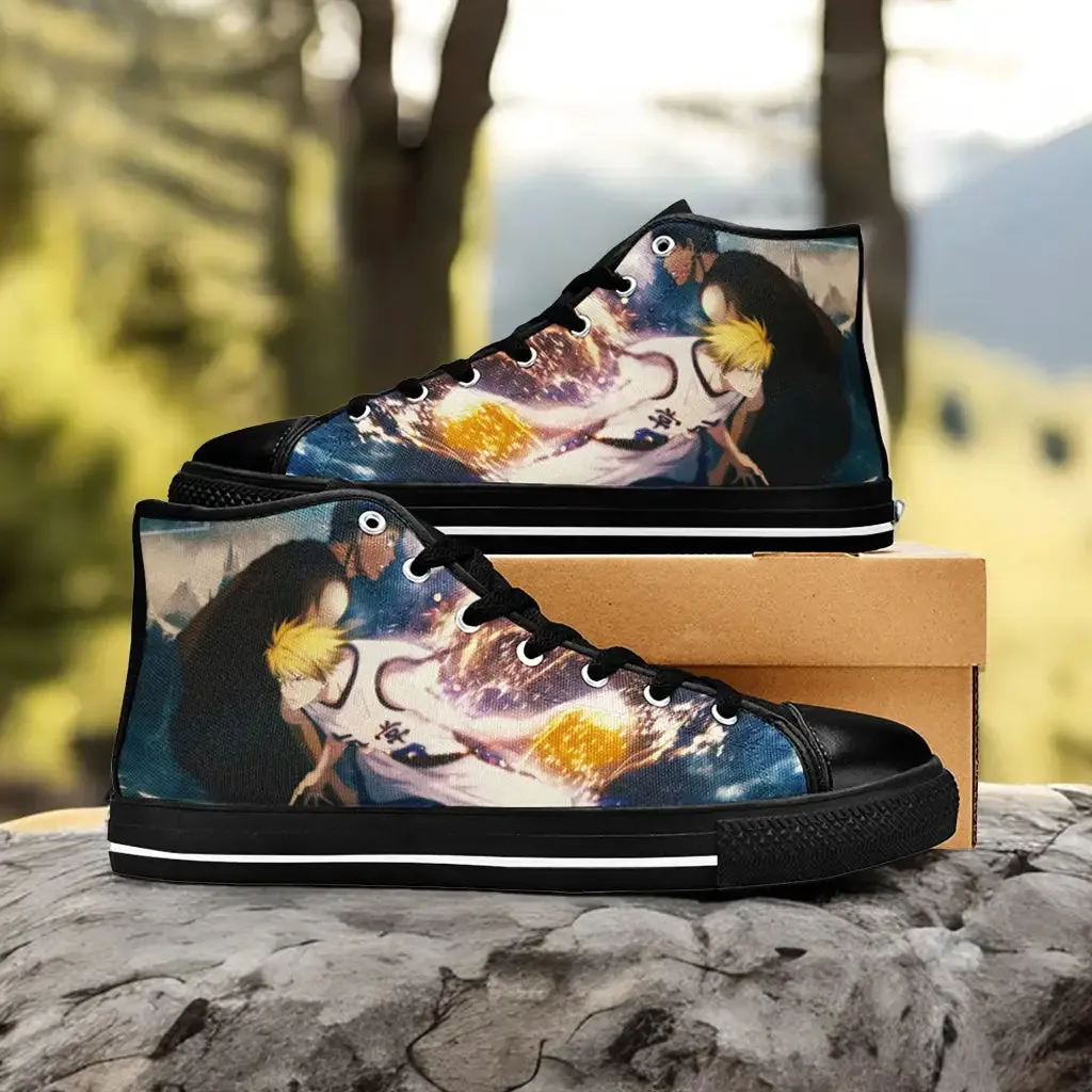 Kuroko Basketball Shoes High Tops Sneakers for Kids and Adults