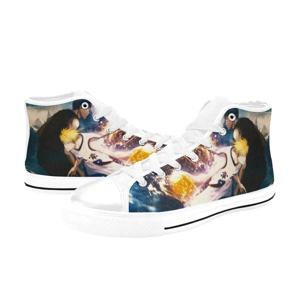 Kuroko Basketball Shoes High Tops Sneakers for Kids and Adults