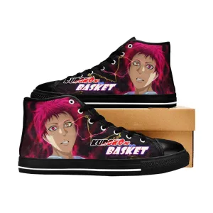 Kuroko Basketball Shoes High Tops Sneakers for Kids and Adults