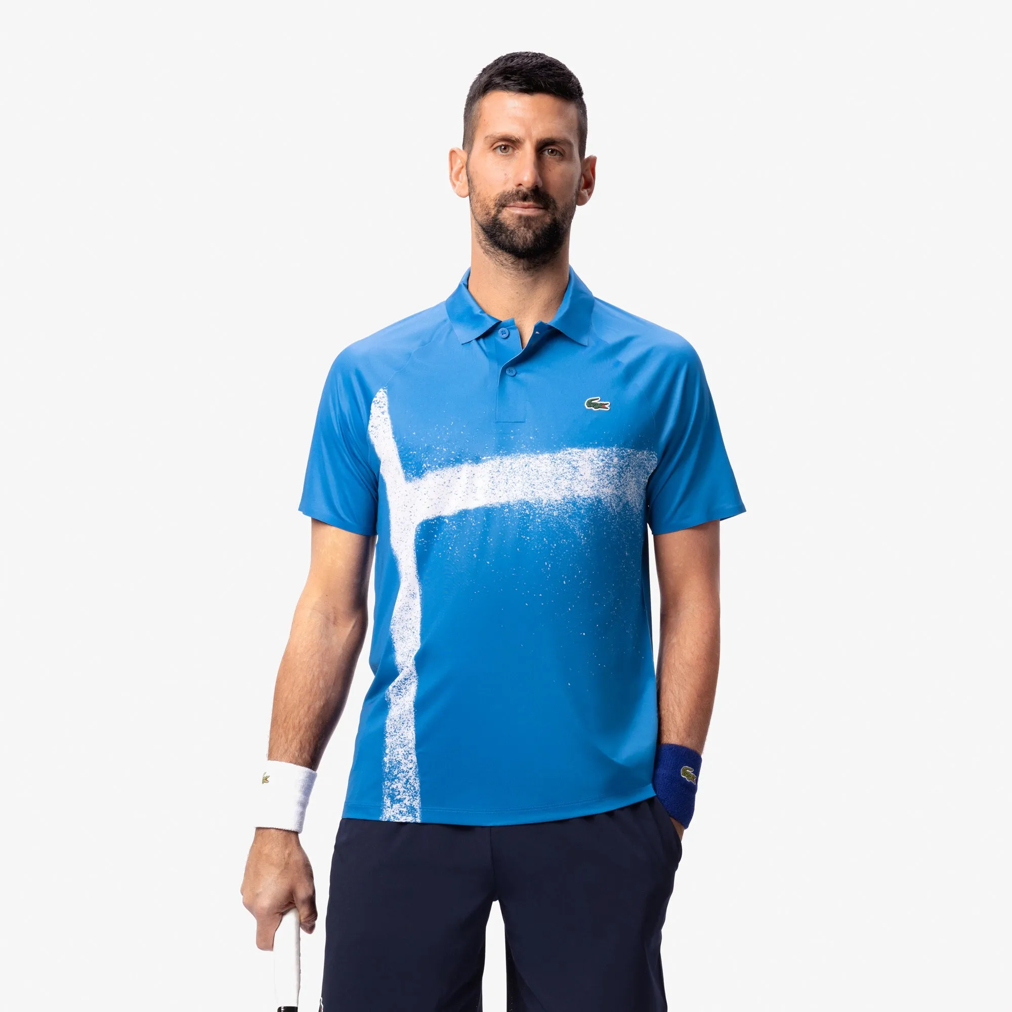 LACOSTE MENS TENNIS X NOVAK DJOKOVIC ON COURT POLO