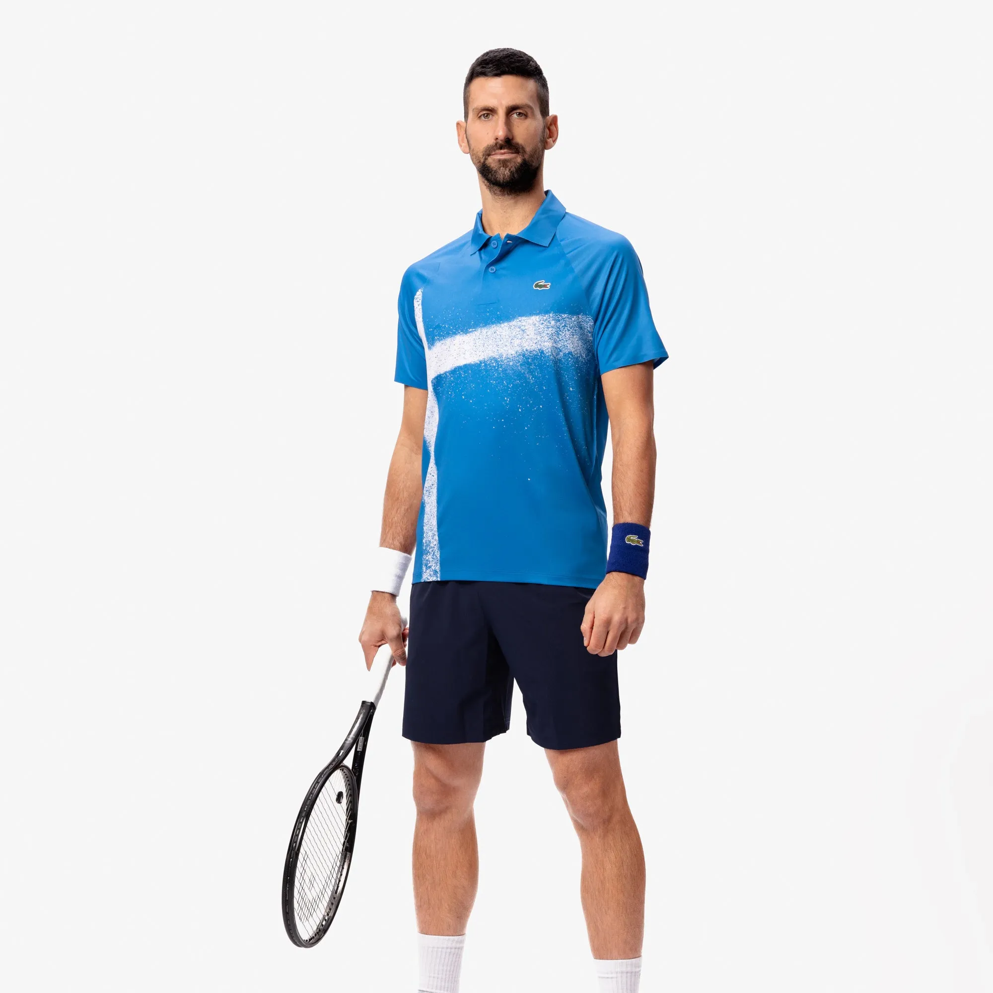 LACOSTE MENS TENNIS X NOVAK DJOKOVIC ON COURT POLO